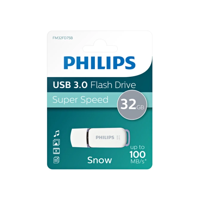 USB stick 3.0 Philips Snow USB-A 32GB grijs