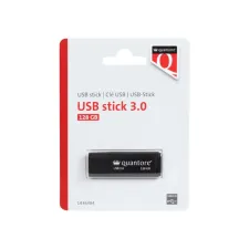 USB stick 3.0 Quantore USB-A 128GB zwart USB stick 3.0 Quantore USB-A 128GB zwart