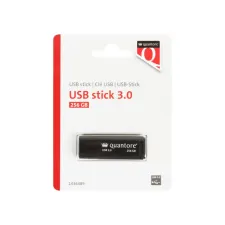 USB stick 3.0 Quantore USB-A 256GB zwart