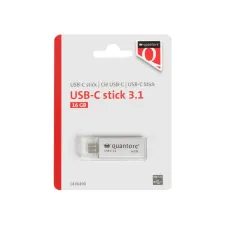 USB stick 3.1 Quantore USB-C 16GB zilver