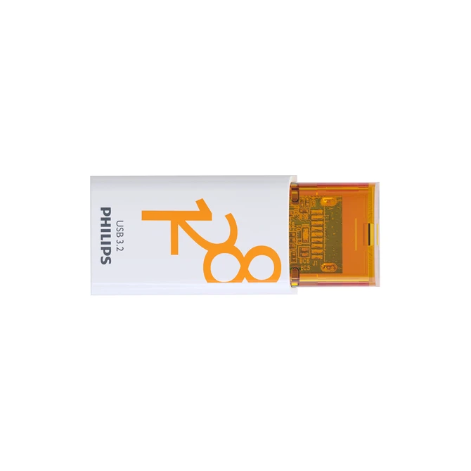 USB stick 3.2 Philips Click USB-C 128GB oranje