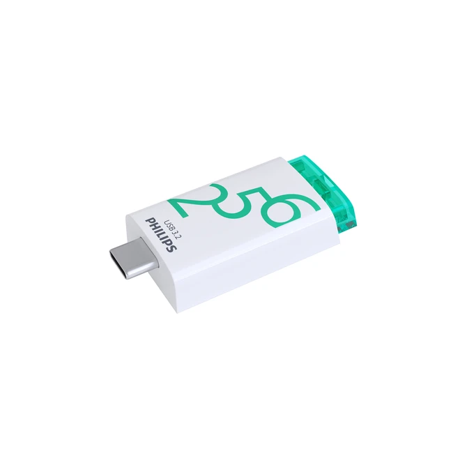 USB stick 3.2 Philips Click USB-C 256GB groen