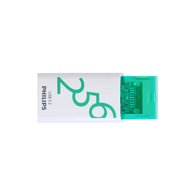 USB stick 3.2 Philips Click USB-C 256GB groen