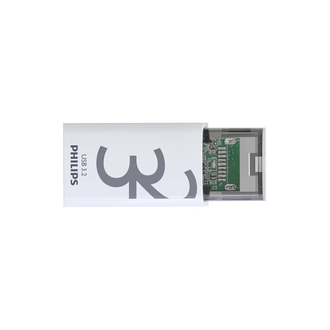 USB stick 3.2 Philips Click USB-C 32GB grijs