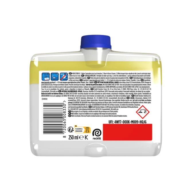 Vaatwasmachine reiniger Finish citroen 250ml