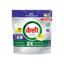 Vaatwastabletten Dreft All-in-1 professional lemon 90 stuks Vaatwastabletten Dreft All-in-1 professional lemon 90 stuks