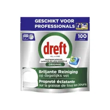 Vaatwastabletten Dreft All-in-1 Professional Regular 100 stuks Vaatwastabletten Dreft All-in-1 Professional Regular 100 stuks