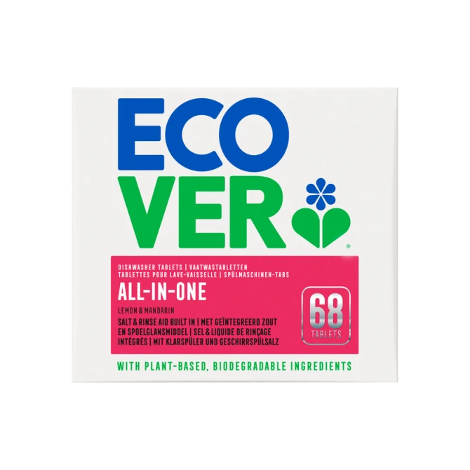 Vaatwastabletten Ecover All In One 68 stuks