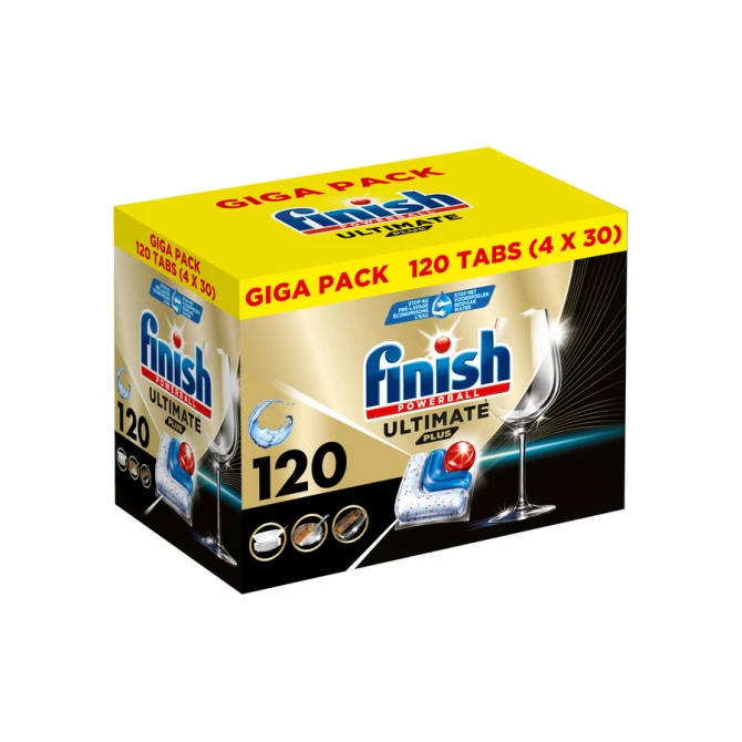 Vaatwastabletten Finish Ultimate plus 120 stuks gigapack