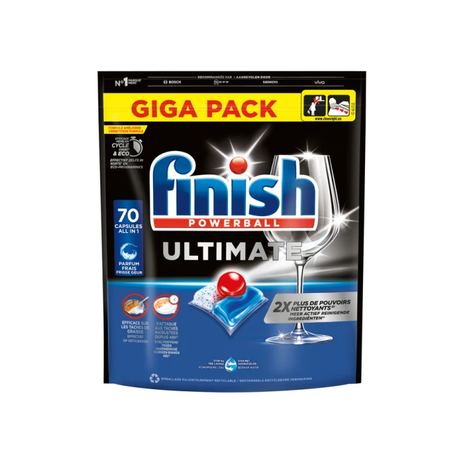 Vaatwastabletten Finish Ultimate Regular 70 stuks
