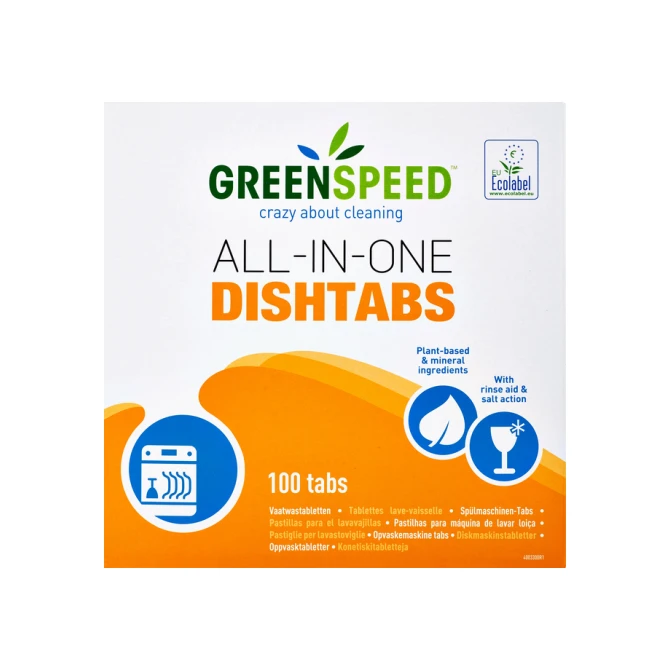 Vaatwastabletten Greenspeed All In One 100 stuks