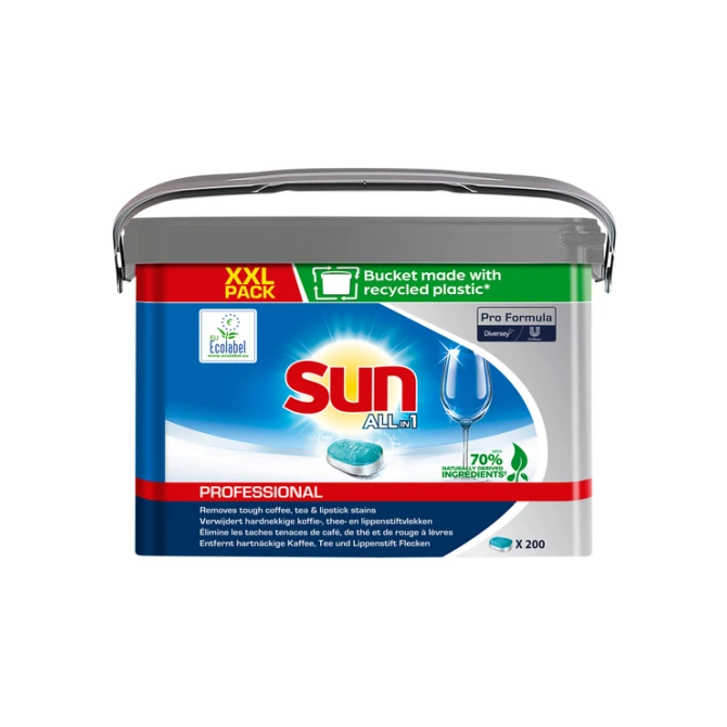 Vaatwastabletten Sun Pro Formula All-in-one XXL 200 stuks