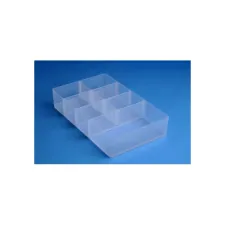 Vakkenverdeler Really Useful 9 liter 7 vakken 345x215x70mm transparant