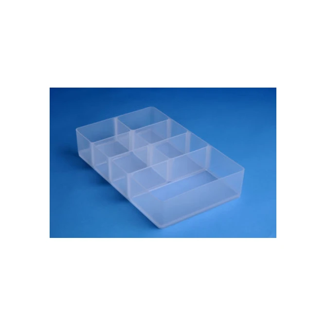 Vakkenverdeler Really Useful 9 liter 7 vakken 345x215x70mm transparant