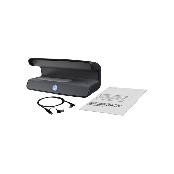 Valsgeld detector Safescan 75 UV LED zwart
