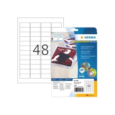 Veiligheidsetiket HERMA 4232 45.7x32.2mm wit 1200 etiketten