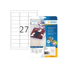 Veiligheidsetiket HERMA 4233 63.57x29.6mm wit 675 etiketten