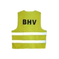 Veiligheidsvest Leina met opdruk "BHV " geel