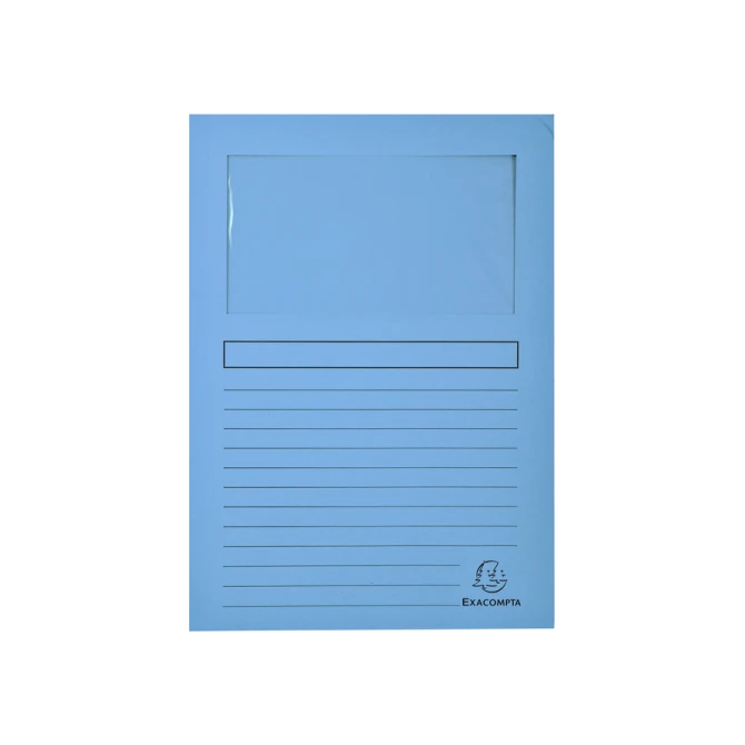 Venstermap Exacompta Forever L-model 120gr assorti 10 stuks