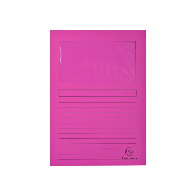 Venstermap Exacompta Forever L-model 120gr assorti 10 stuks