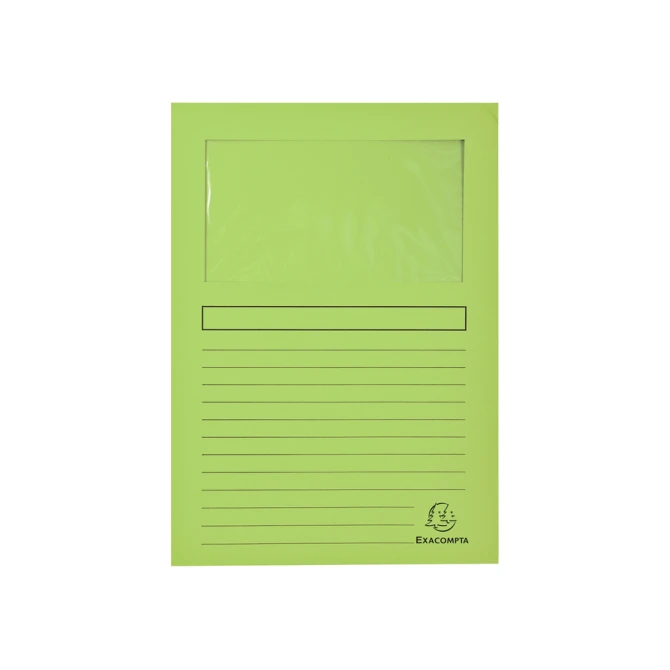 Venstermap Exacompta Forever L-model 120gr assorti 10 stuks