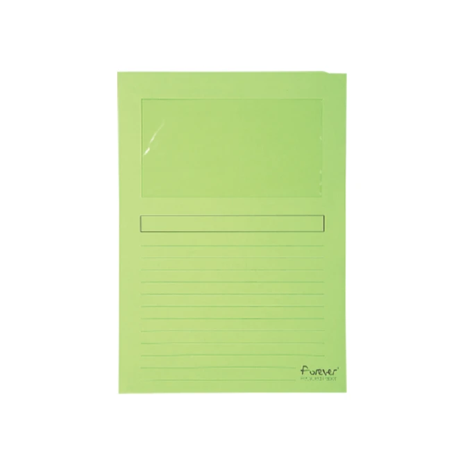 Venstermap Exacompta Forever L-model 120gr lichtgroen 100 stuks