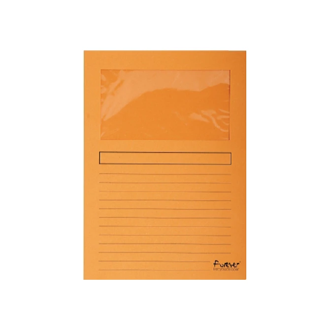 Venstermap Exacompta Forever L-model 120gr oranje 100 stuk
