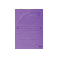 Venstermap Exacompta Forever L-model 120gr paars 100 stuks