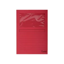 Venstermap Exacompta Forever L-model 120gr rood 100 stuks