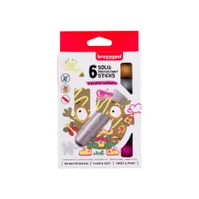 Verfstiften Bruynzeel Kids set à 6 metallickleuren
