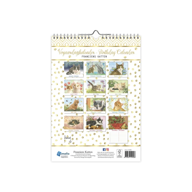 Verjaardagskalender Franciens Katten 