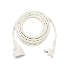 Verlengsnoer Brennenstuhl met platte stekker H05VV-F3G1.5 5 meter wit