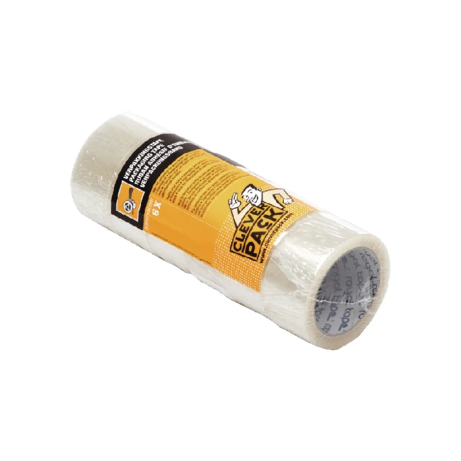 Verpakkingstape CleverPack 48mmx66m transparant PP pak à 6 rollen