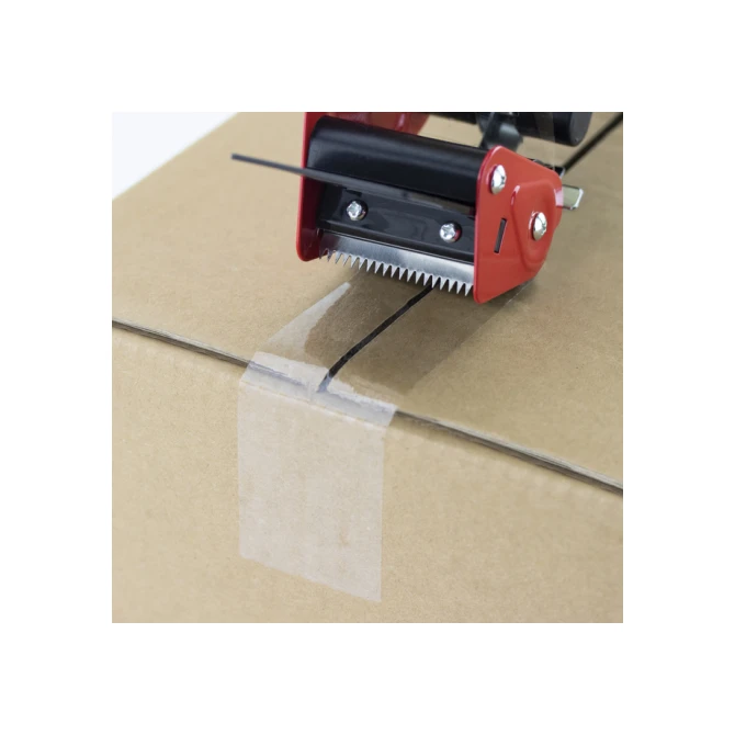 Verpakkingstape dispenser Rapesco Germ-Savvy 960 antibacterieel met transparante tape zwart