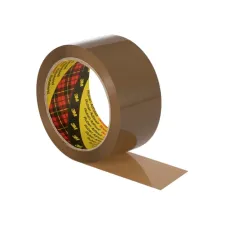 Verpakkingstape Scotch 371 50mmx66m bruin PP 6 rollen