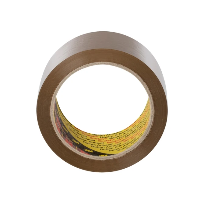 Verpakkingstape Scotch 371 50mmx66m bruin PP 6 rollen