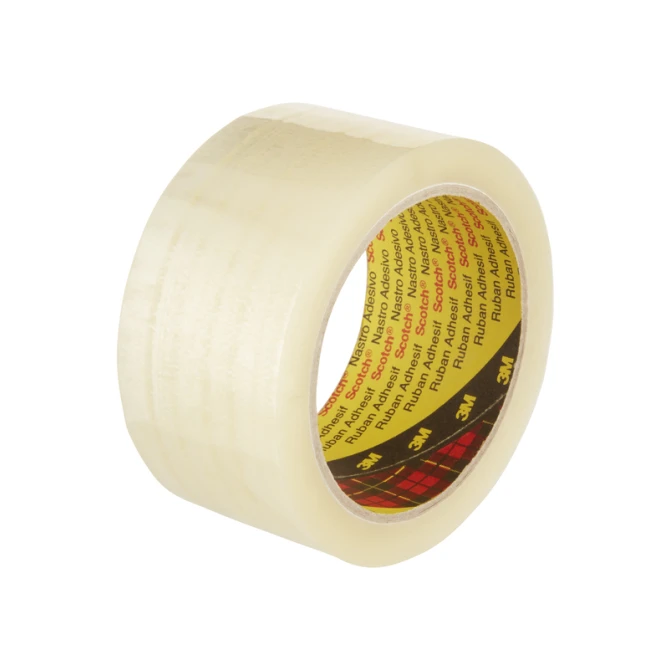 Verpakkingstape Scotch 371 50mmx66m transparant PP 6 rollen