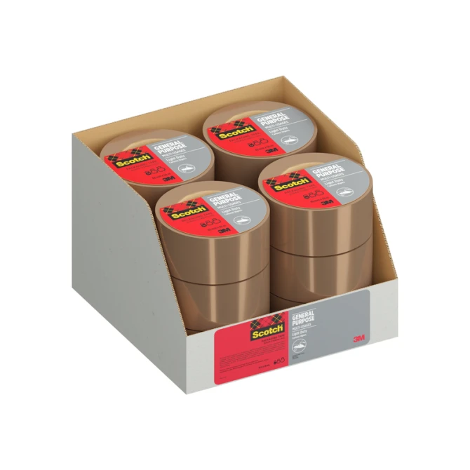 Verpakkingstape Scotch 4501B66 48mmx66m bruin