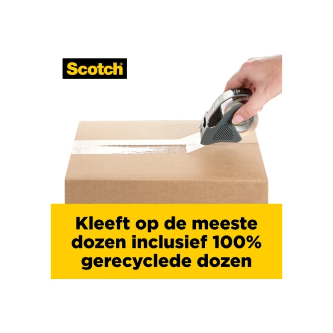Verpakkingstape Scotch Box Lock 3950-EF 48mmx50m 3 stuks