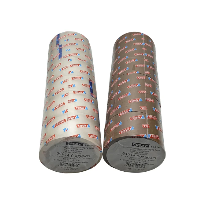 Verpakkingstape Tesa 50mmx66m PP bruin