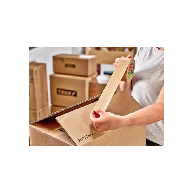 Verpakkingstape Tesa 56000 Eco papier ultra strong 50mmx25m
