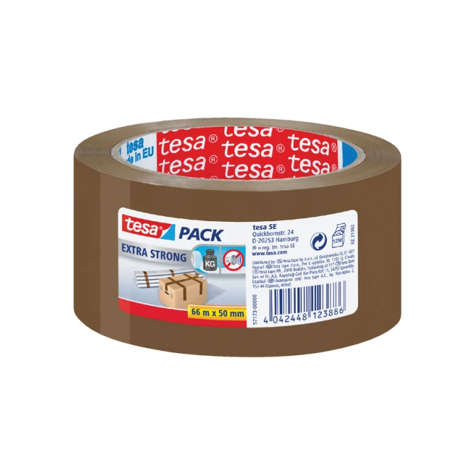 Verpakkingstape tesapack® Extra Strong 66mx50mm PVC bruin