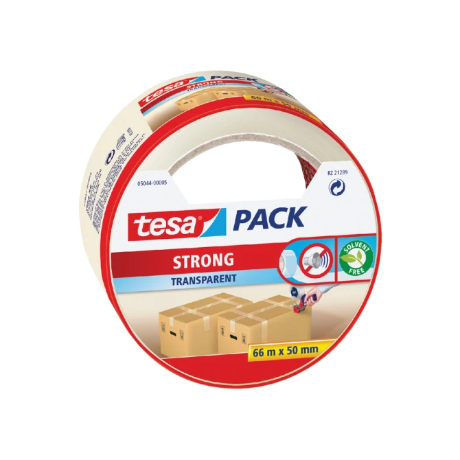 Verpakkingstape tesapack® Strong 66mx50mm transparant