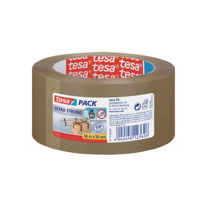 Verpakkingstape tesapack® Ultra Strong 66mx50mm bruin