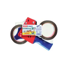 Verpakkingstape tesapack® ultra strong 66mx50mm pvc + dispenser
