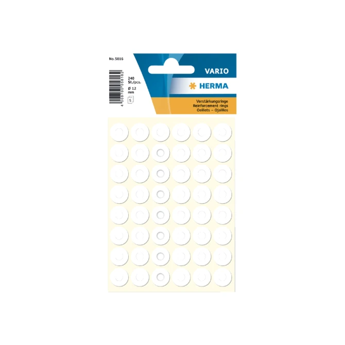 Versterkingsringen HERMA 5816 12mm 240 stuks