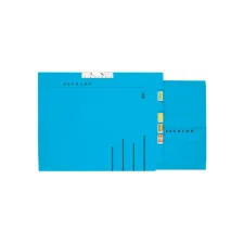 Verzamelmap Djois Secolor A4 lateraal recycled blauw