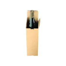 Verzenddoos fles IEZZY karton bruin 90x90x360mm