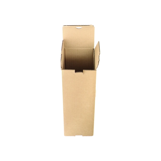 Verzenddoos fles IEZZY karton bruin 90x90x360mm