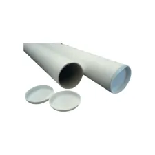 Verzendkoker CleverPack A0 850x50x1.5 met doppen wit pak à 20 stuks